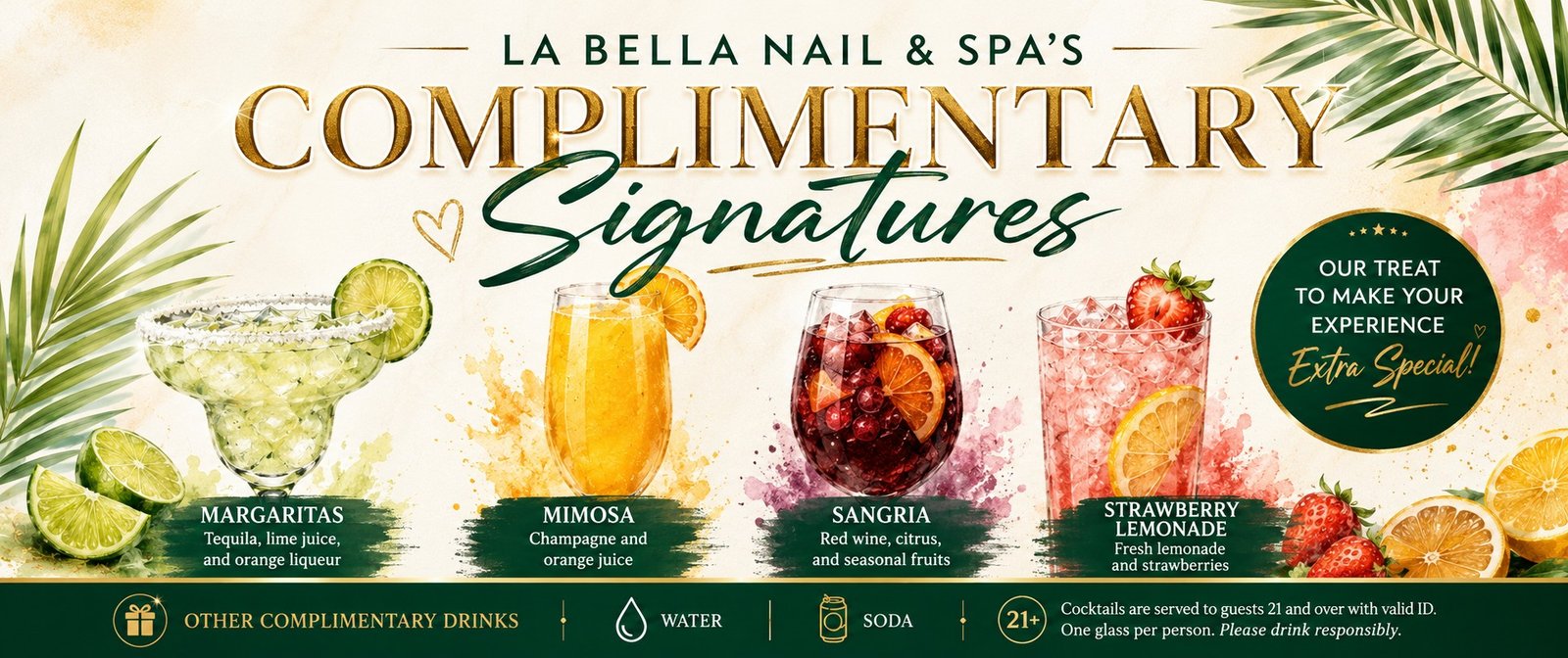 La Bella Nail and Spa signature services